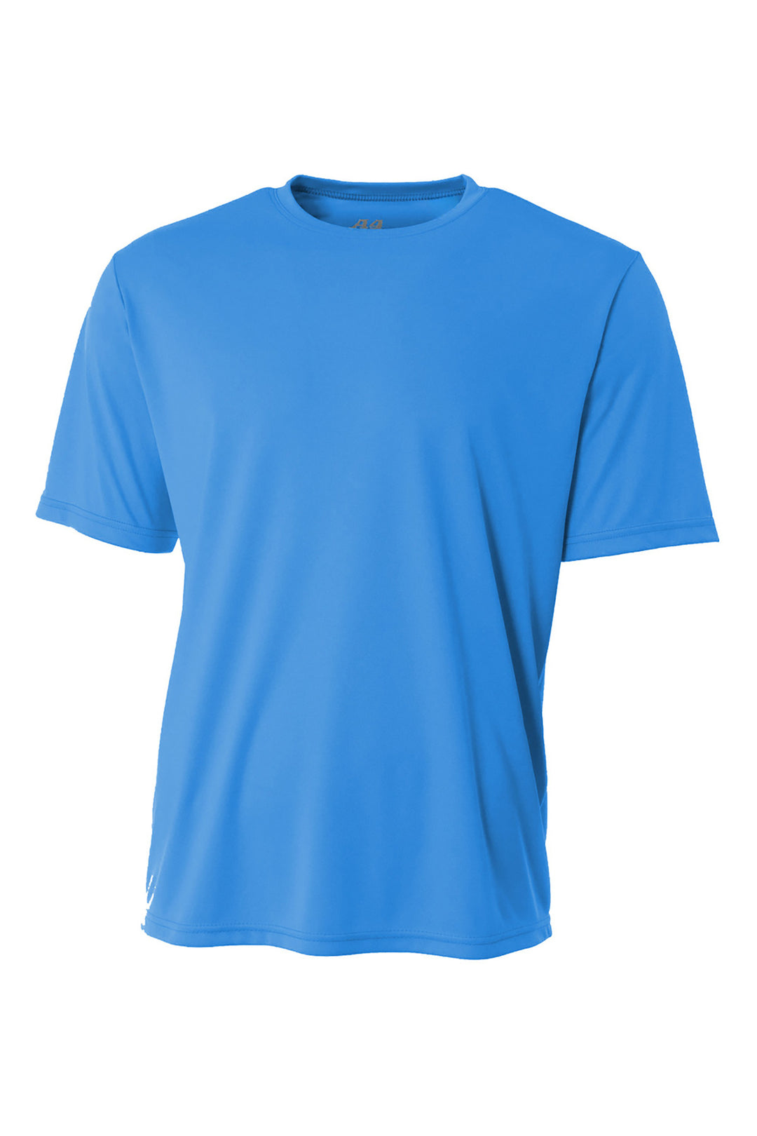 Front View of ElecBlue A4 Cooling Performance Short Sleeve Tee A4N3142