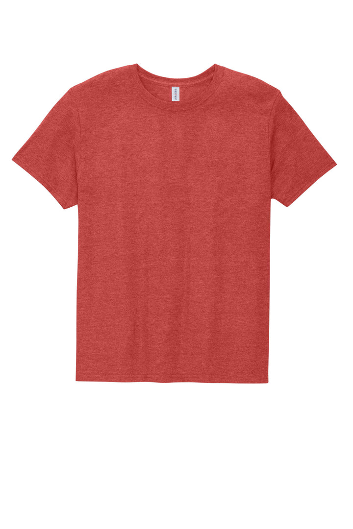 Front View of FieryRdHt Jerzees Premium Blend Ring Spun T-Shirt 560M