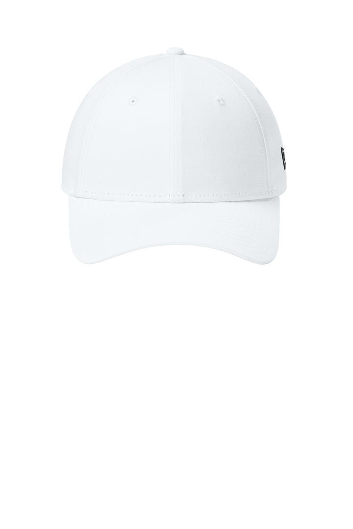 Front View of FlagWhite New Era - Adjustable Structured Cap. NE200