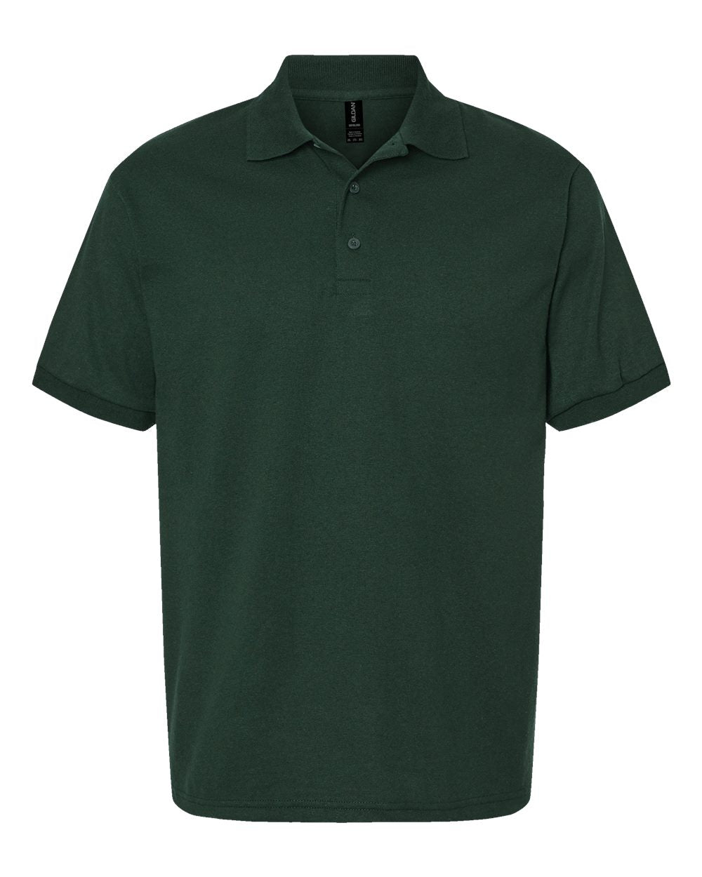 Front View of Forest Green DryBlend® Jersey Polo - 8800