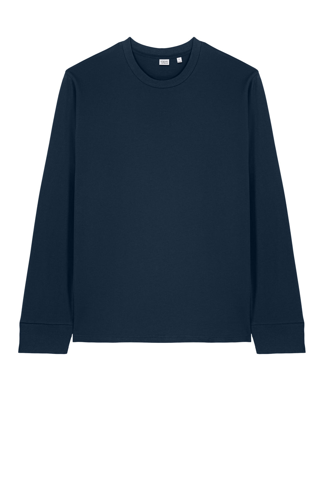 Front View of FrenchNavy Stanley/Stella Unisex Creator 2.0 Long Sleeve Tee SXU022