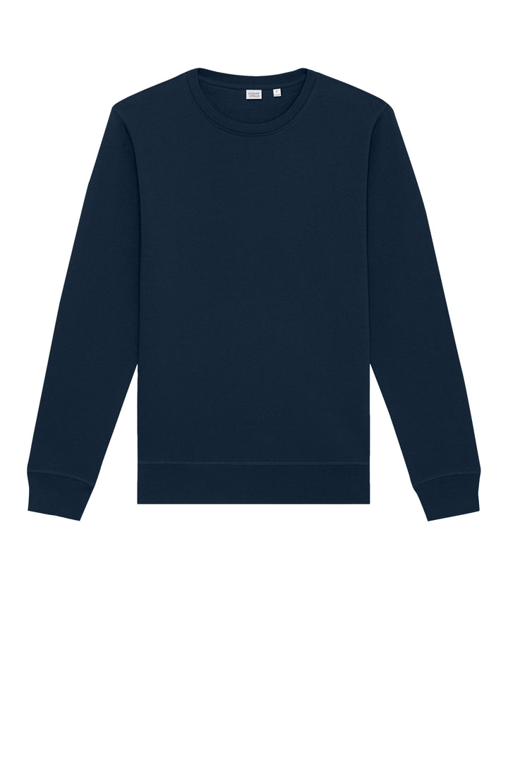 Front View of FrenchNavy Stanley/Stella Unisex Roller Crewneck Sweatshirt SXU010
