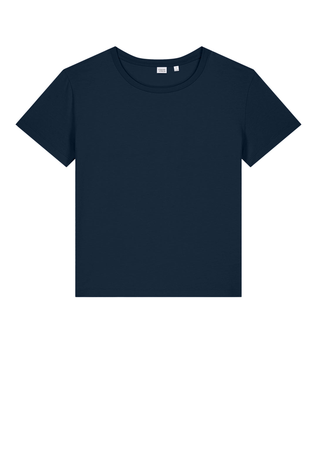 Front View of FrenchNavy Stanley/Stella Women's Stella Serena Scoop Neck Tee SXW008