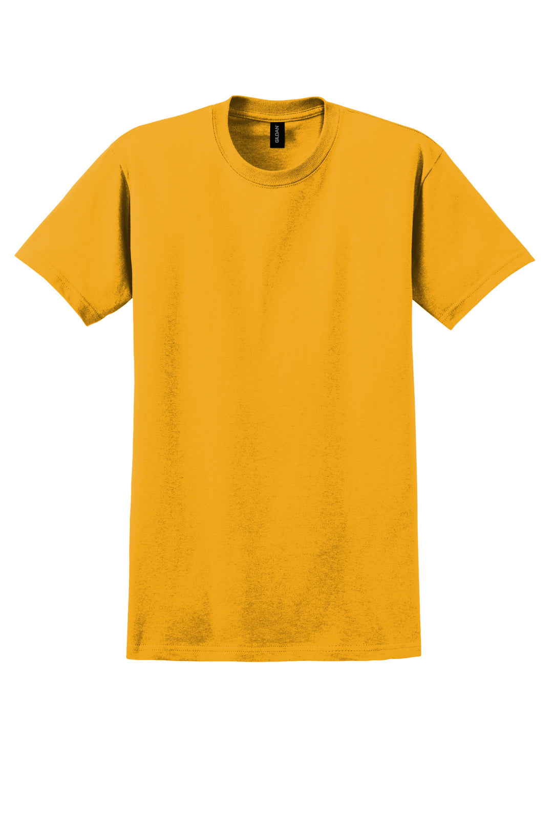 Front View of Gold Gildan - Ultra Cotton 100% US Cotton T-Shirt. 2000