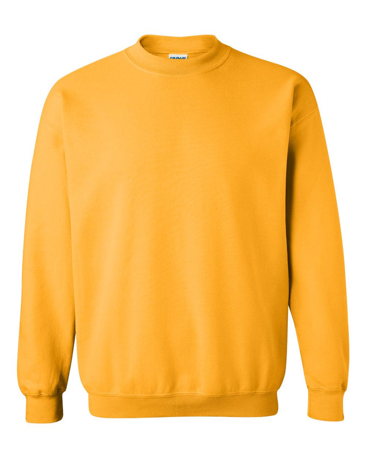 Front View of Gold Heavy Blend™ Crewneck Sweatshirt - 18000