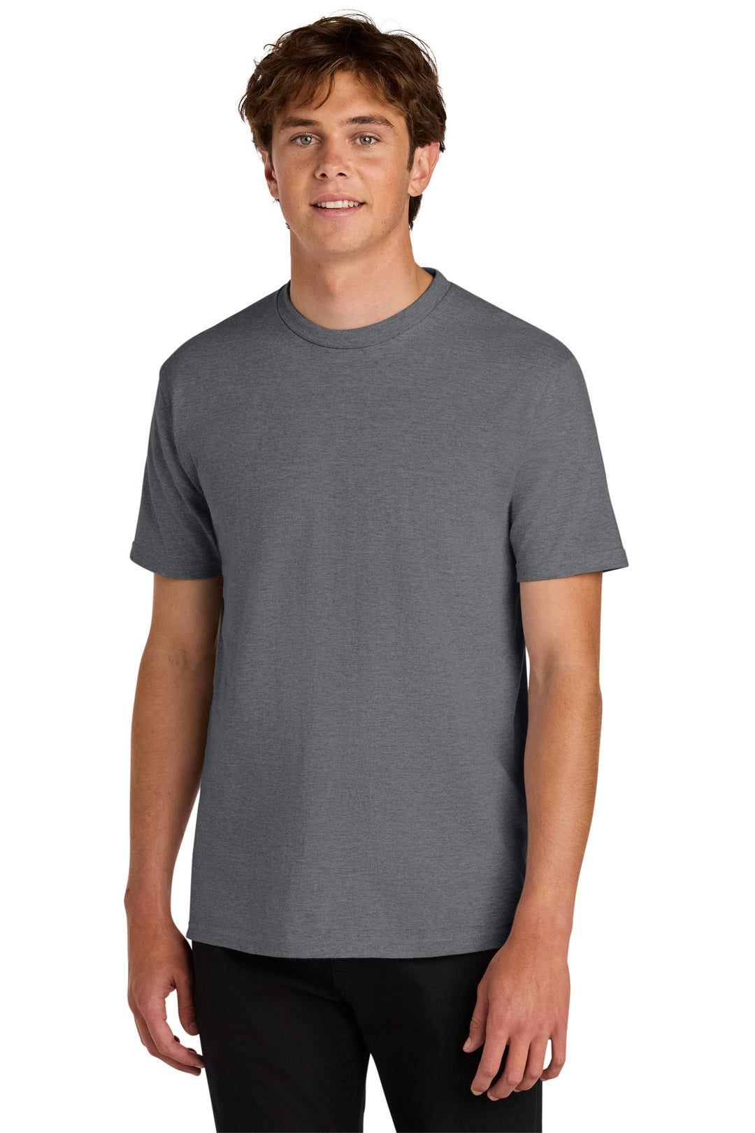 Front View of GphHeather Gildan Softstyle Midweight Tee 65000
