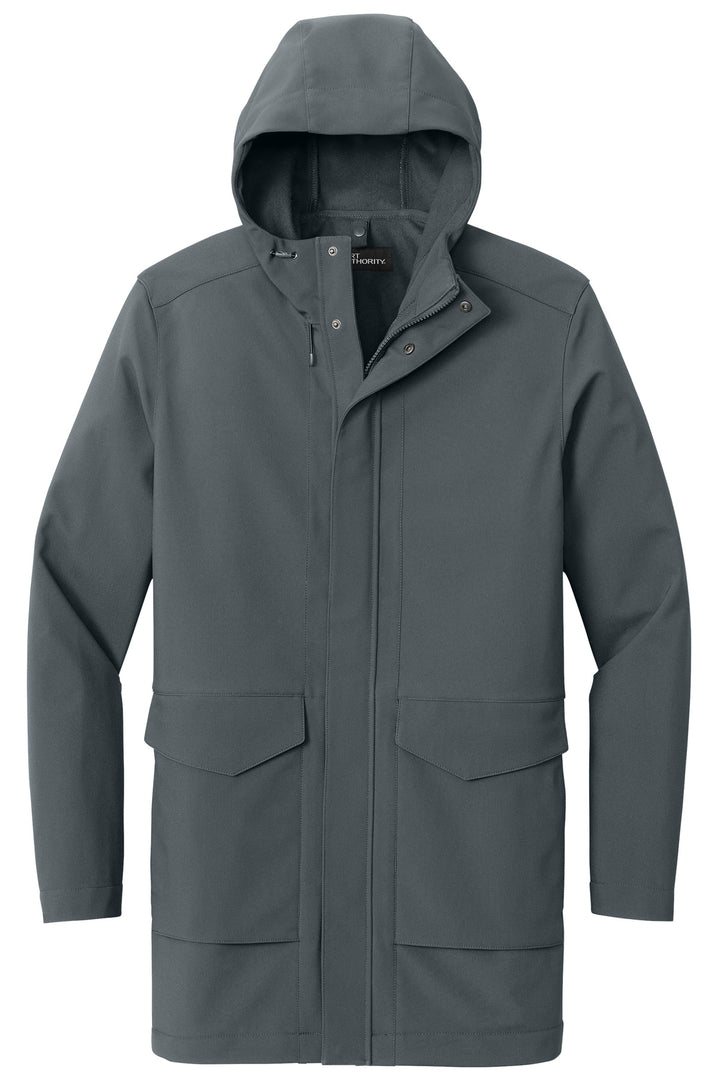 Front View of Graphite Port Authority Collective Outer Soft Shell Parka J919