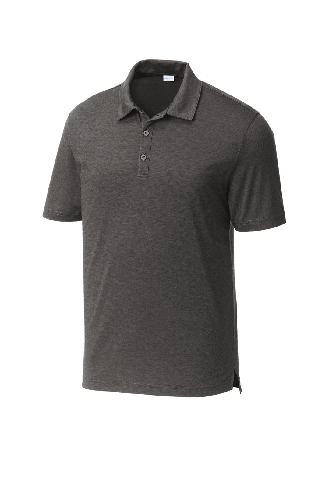 Front View of Graphite Sport-Tek PosiCharge Strive Polo ST530