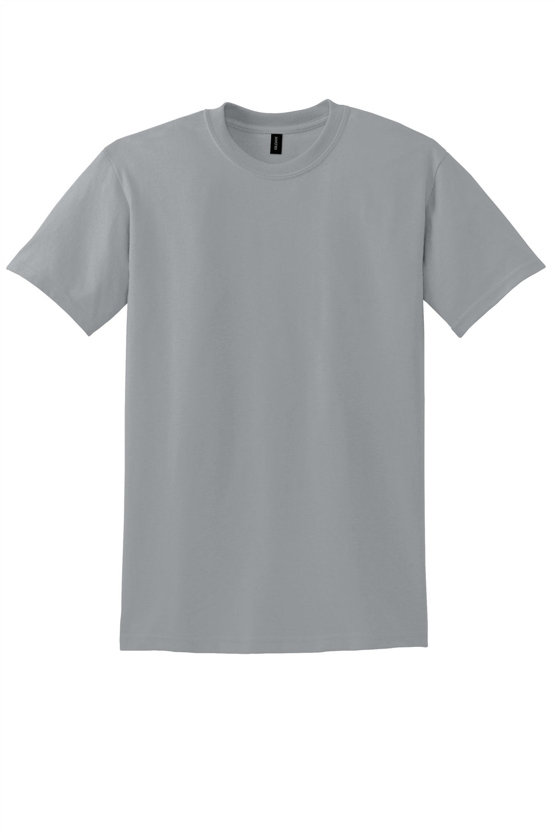 Front View of Gravel Gildan DryBlend 50 Cotton/50 Poly T-Shirt. 8000