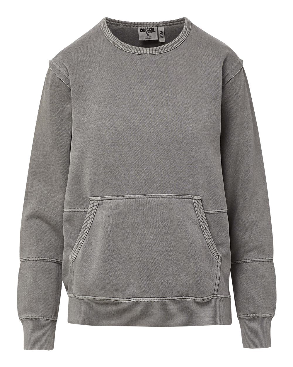 Front View of Hazy Days Women's Coastal Color™ Sweatshirt - W25167