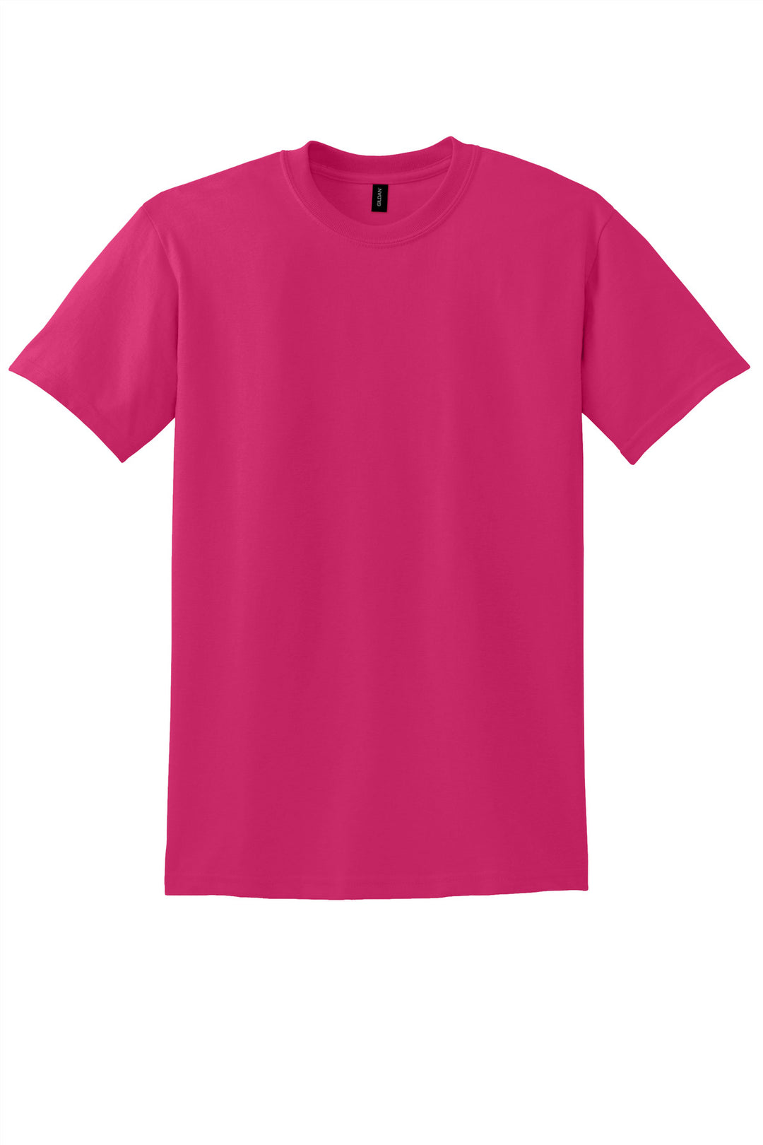 Front View of Heliconia Gildan DryBlend 50 Cotton/50 Poly T-Shirt. 8000