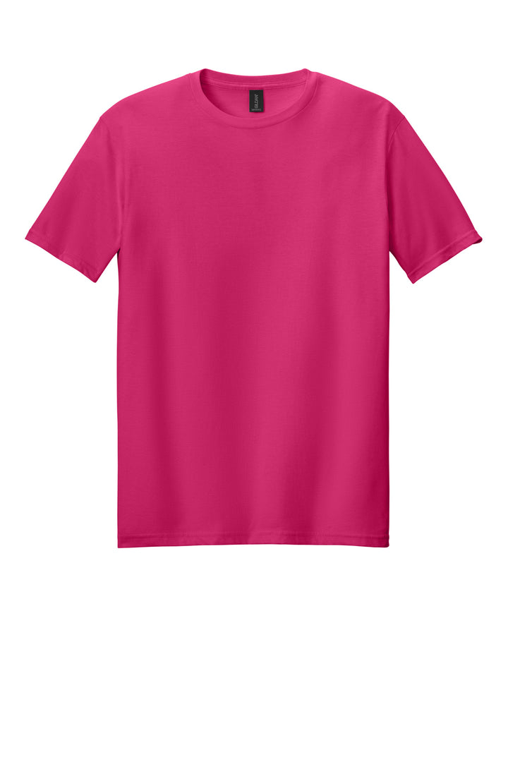 Front View of Heliconia Gildan Softstyle T-Shirt. 64000