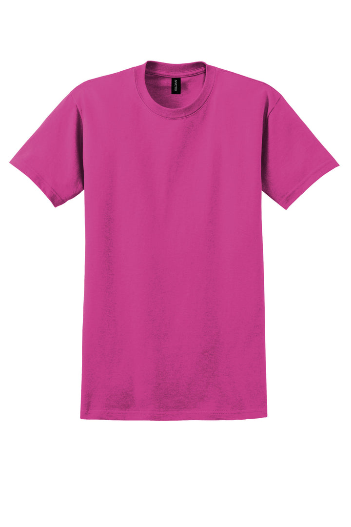 Front View of Heliconia Gildan - Ultra Cotton 100% US Cotton T-Shirt. 2000