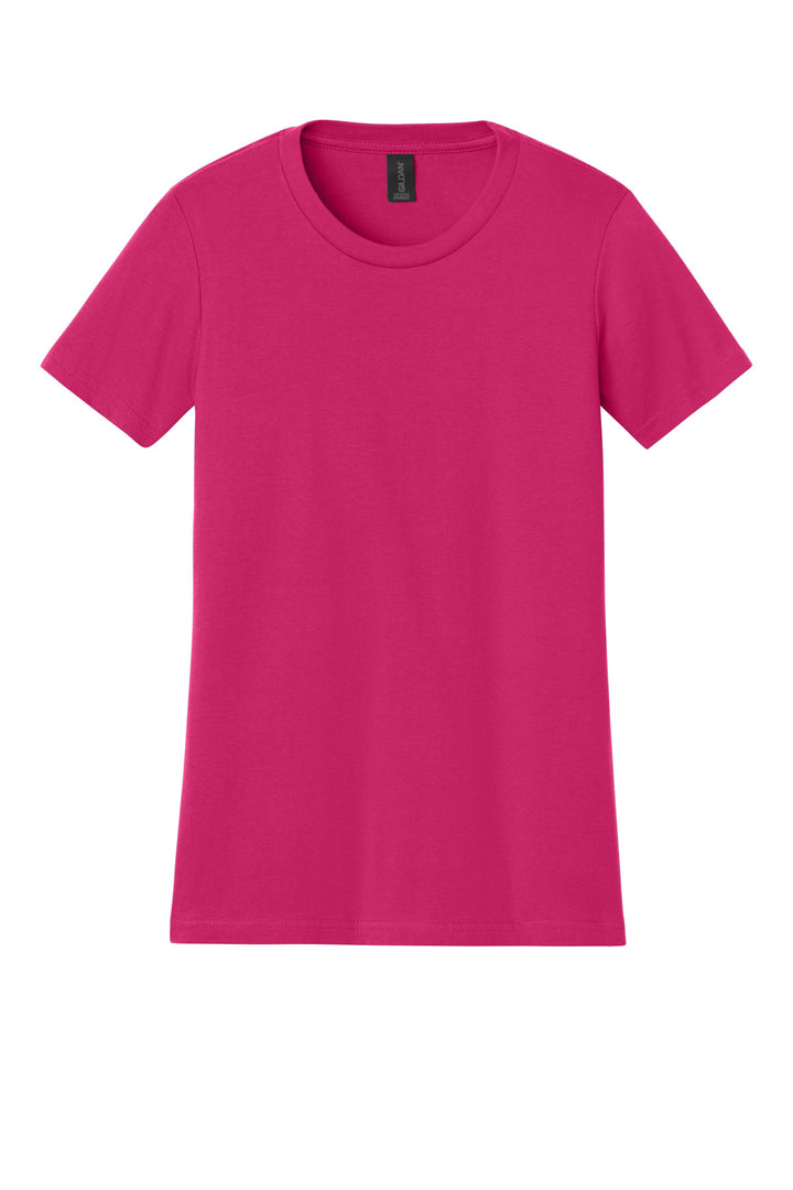 Front View of Heliconia Gildan Women's Softstyle Midweight Tee 65000L