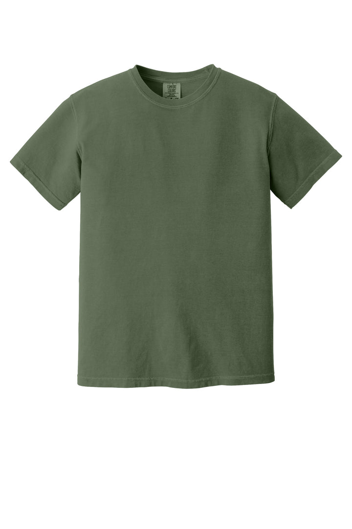 Front View of Hemp COMFORT COLORS Heavyweight Ring Spun Tee. 1717