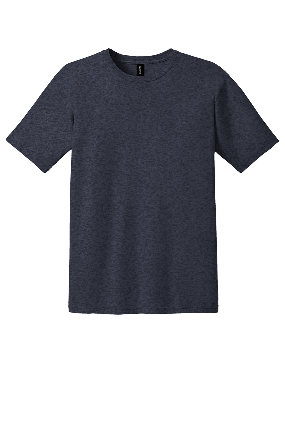 Front View of HthrNavy Gildan 100% Ring Spun Cotton T-Shirt. 980