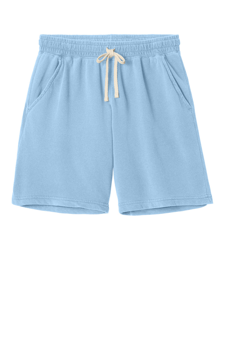 Front View of Hydrangea Comfort Colors Lightweight Sweatshort 1468