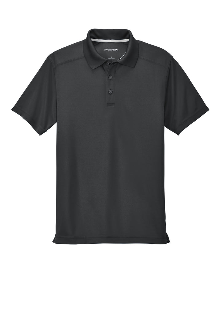 Front View of Iron Grey Sport-Tek PosiCharge Micro-Mesh Polo. ST680