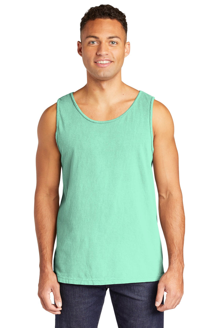 Front View of Island Reef COMFORT COLORS Heavyweight Ring Spun Tank Top. 9360