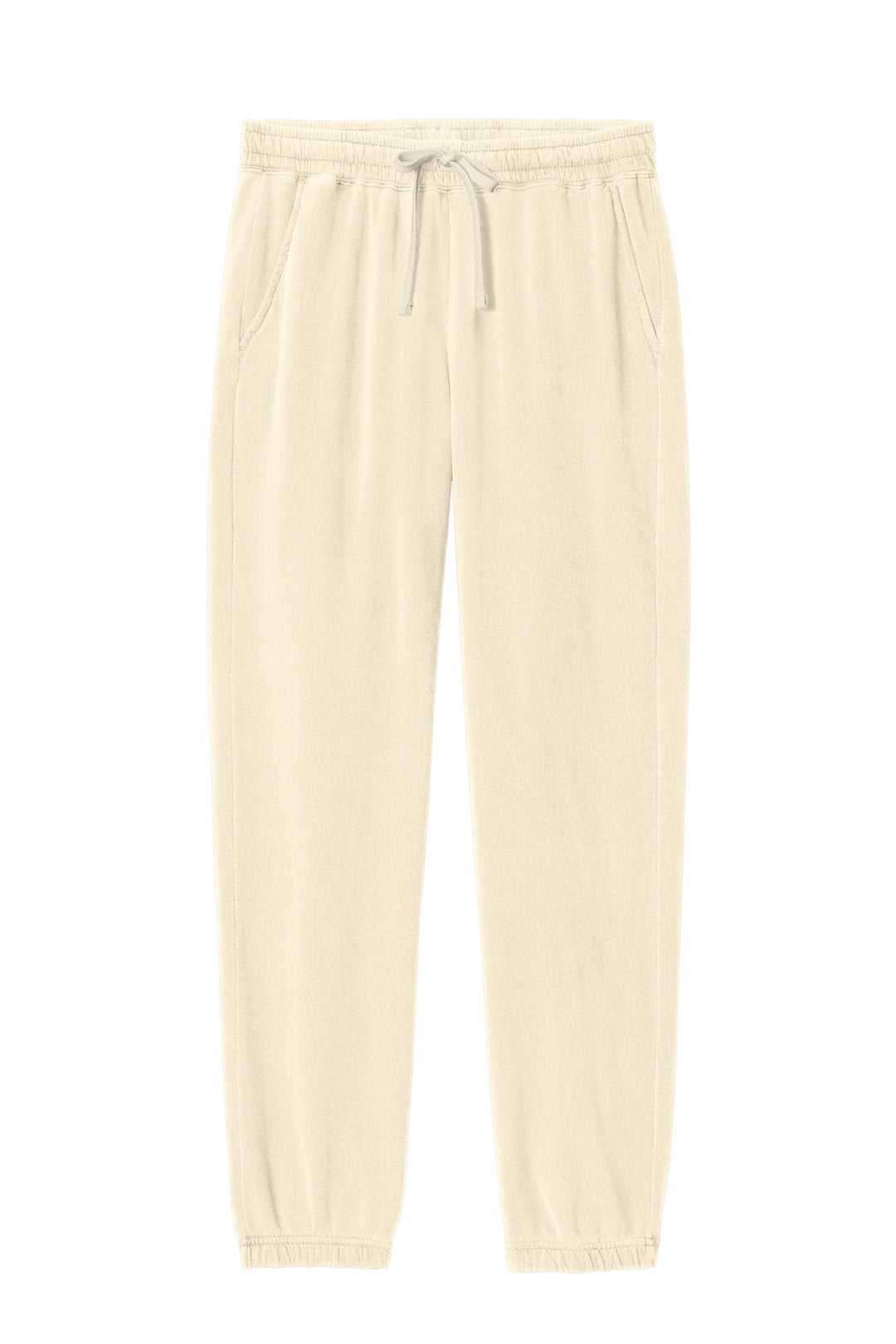 Front View of Ivory Comfort Colors Lightweight Sweatpant 1469