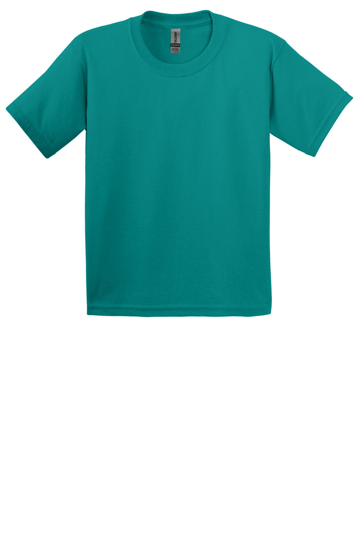 Front View of Jade Dome Gildan - Youth Ultra Cotton 100% US Cotton T-Shirt. 2000B