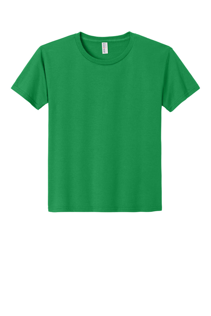 Front View of Kelly Jerzees Classics Youth Cotton T-Shirt 363Y