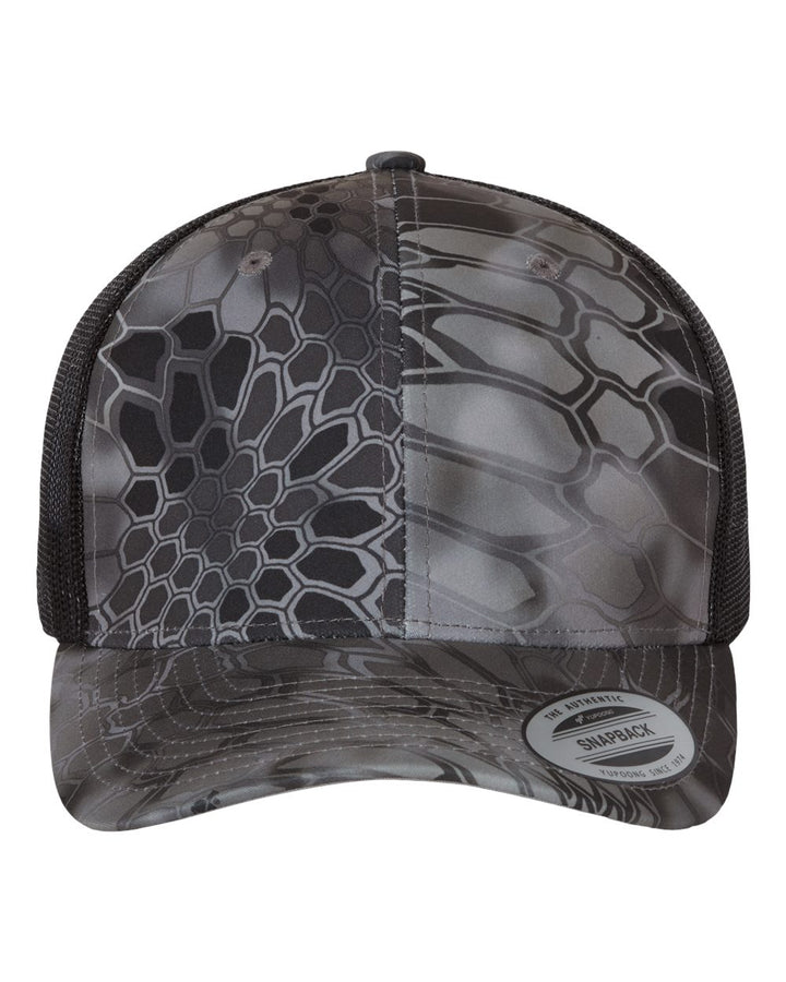 Front View of Kryptek Raid Retro Trucker Cap - 6606
