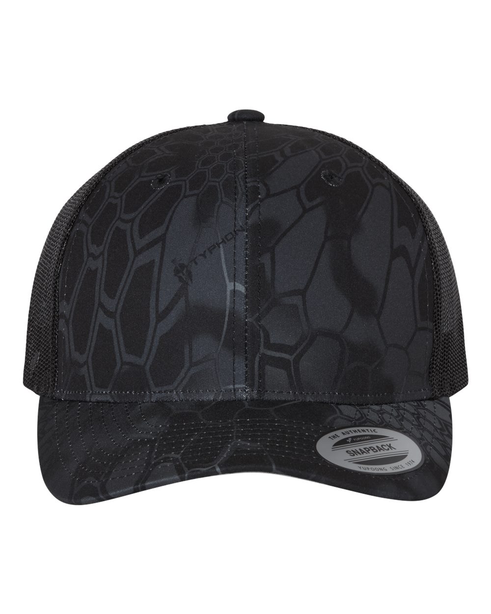 Front View of Kryptek Typhon Retro Trucker Cap - 6606