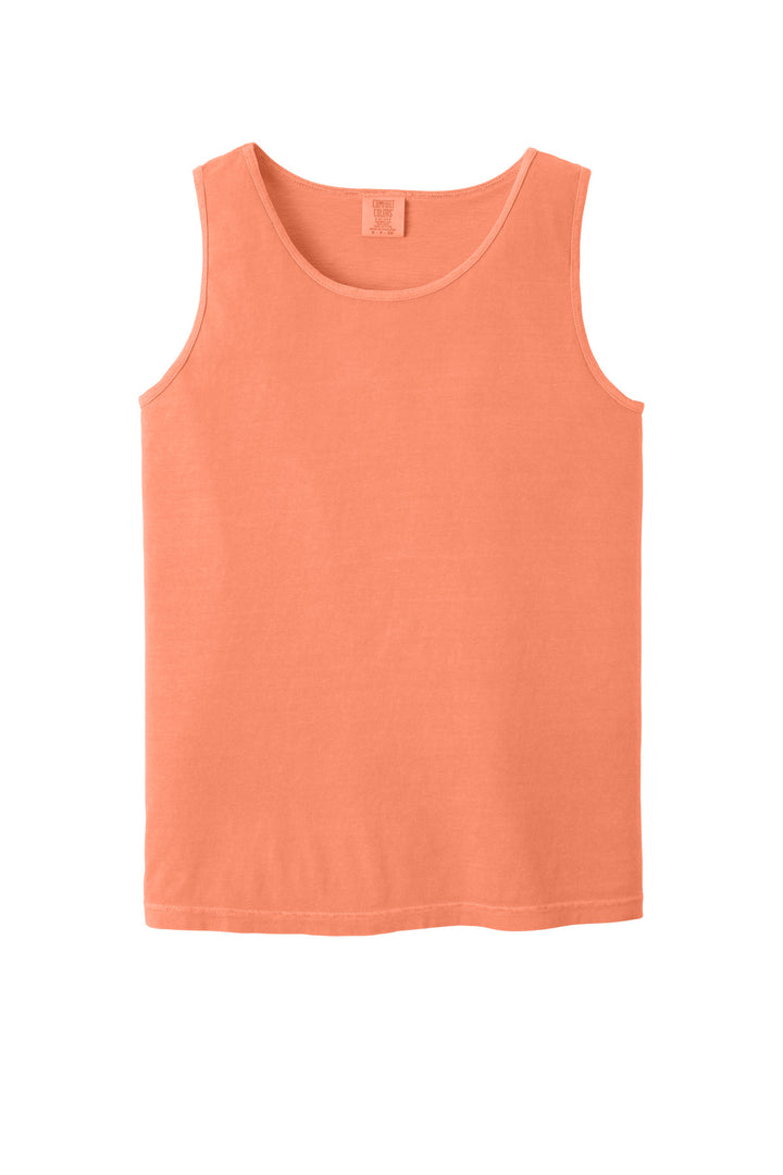 Front View of Melon COMFORT COLORS Heavyweight Ring Spun Tank Top. 9360
