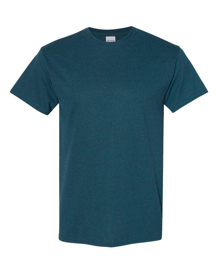 Front View of Midnight Heavy Cotton™ T-Shirt - 5000