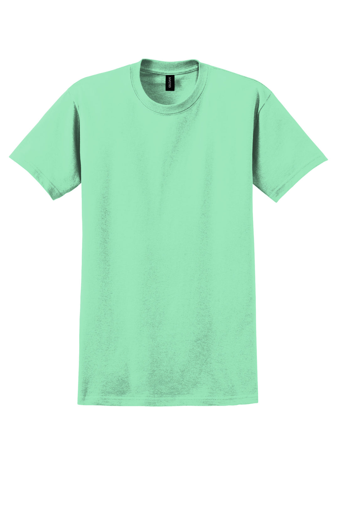 Front View of Mint Green Gildan - Ultra Cotton 100% US Cotton T-Shirt. 2000