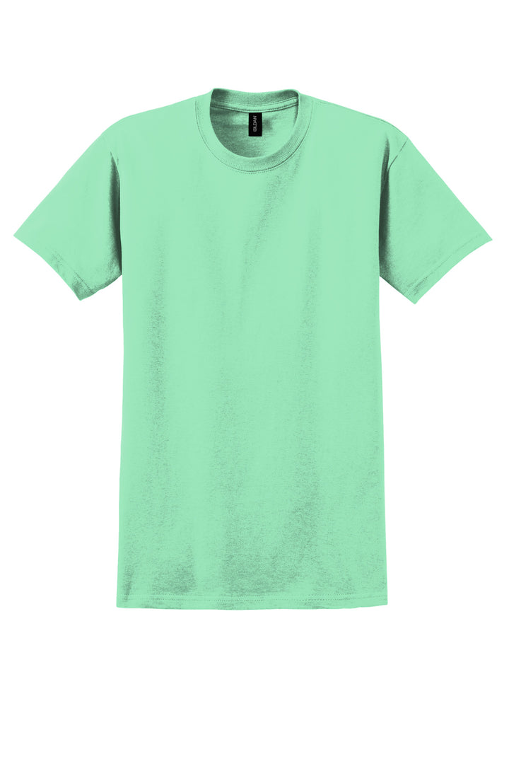 Front View of Mint Green Gildan - Ultra Cotton 100% US Cotton T-Shirt. 2000