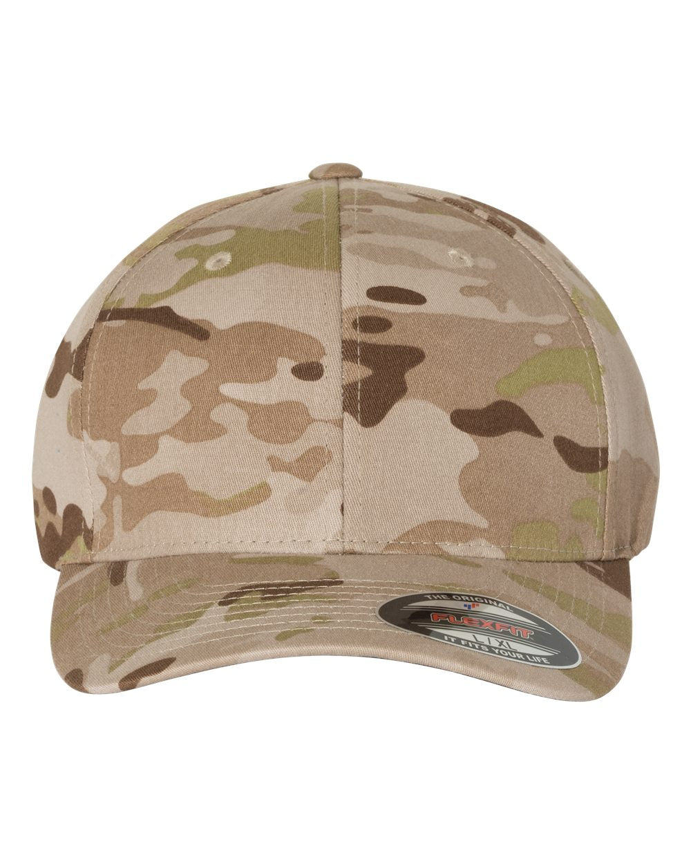Front View of Multicam Arid Cotton Blend Cap - 6277