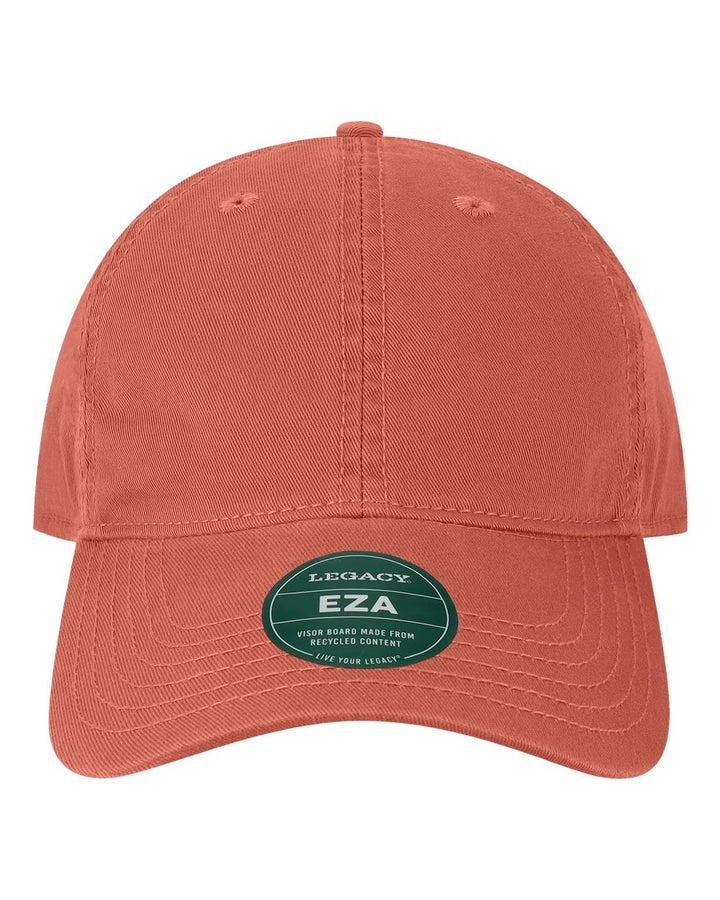 Front View of Nantucket Red Relaxed Twill Dad Hat - EZA