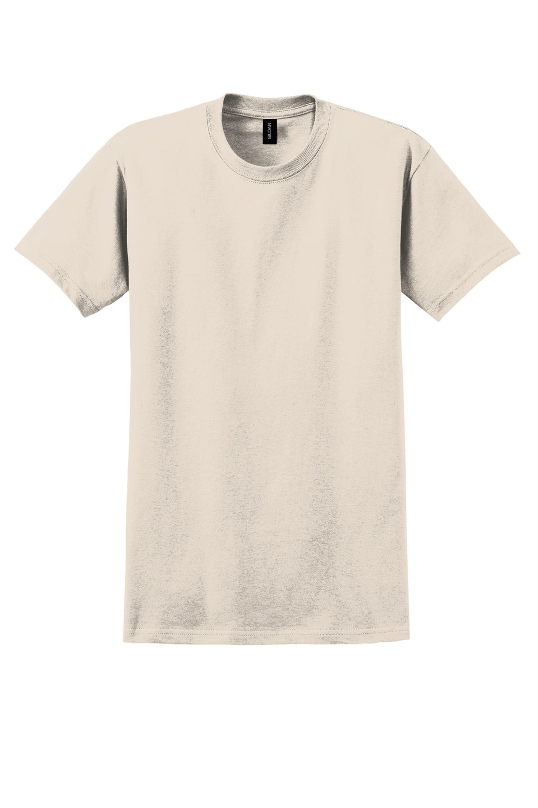 Front View of Natural Gildan - Ultra Cotton 100% US Cotton T-Shirt. 2000