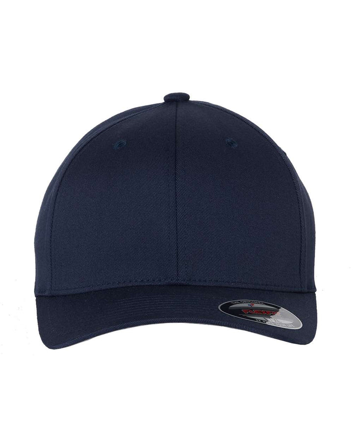 Front View of Navy Cotton Blend Cap - 6277