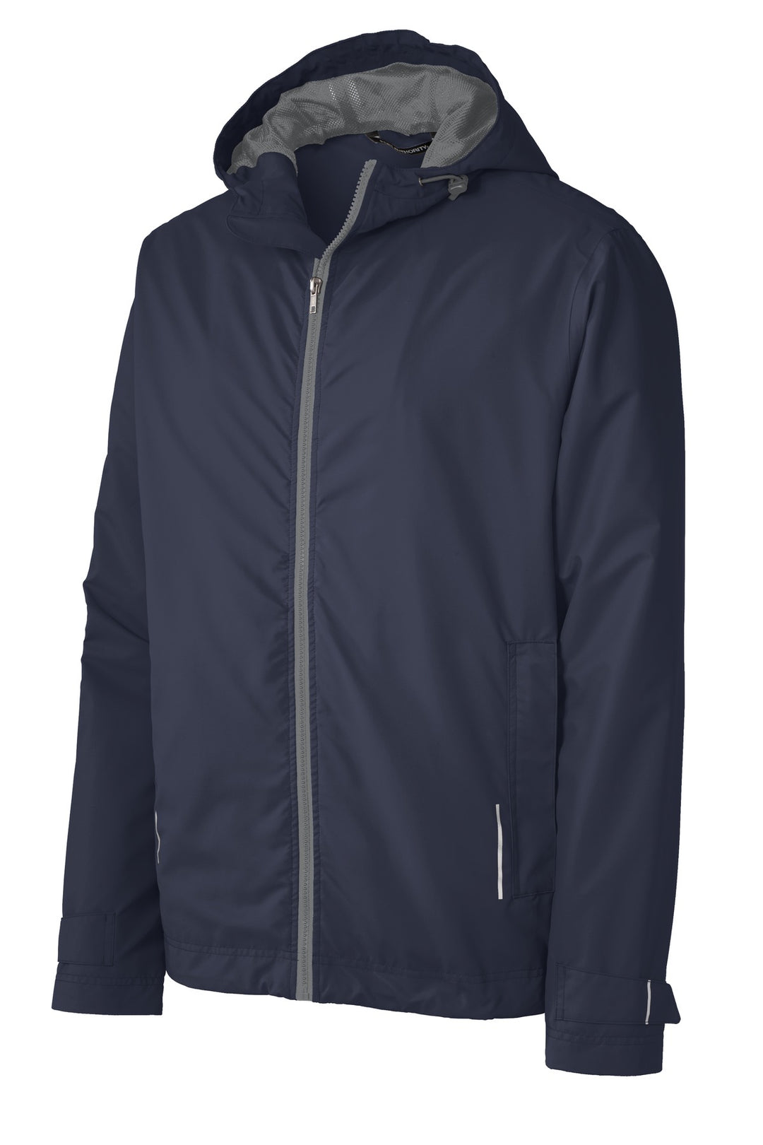 Front View of Navy Port Authority Northwest Slicker. J7710