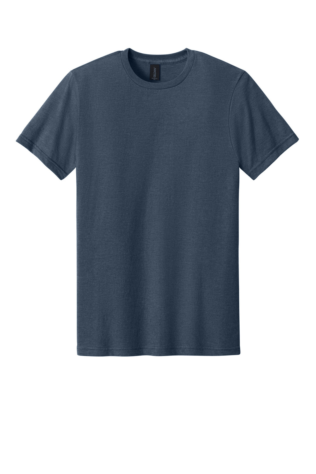 Front View of NavyMist Gildan Softstyle CVC Tee 64000CVC