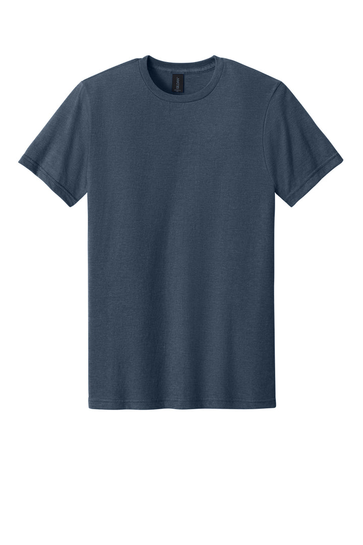 Front View of NavyMist Gildan Softstyle CVC Tee 64000CVC