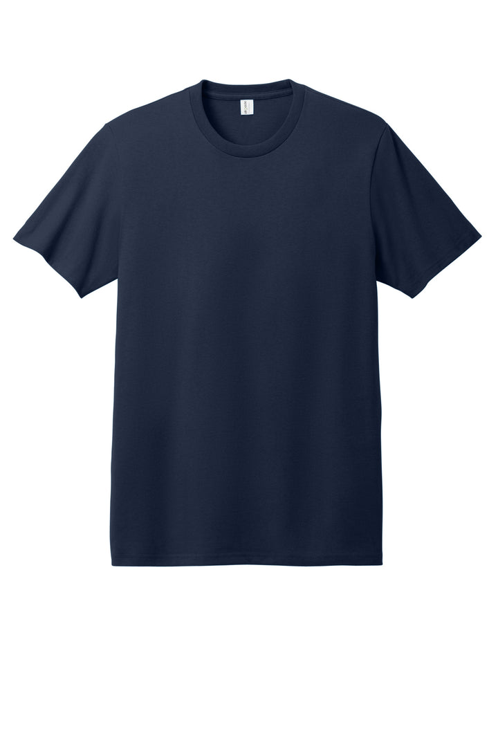 Front View of NghtSkyNvy Allmade Unisex Heavyweight Recycled Cotton Tee AL3000