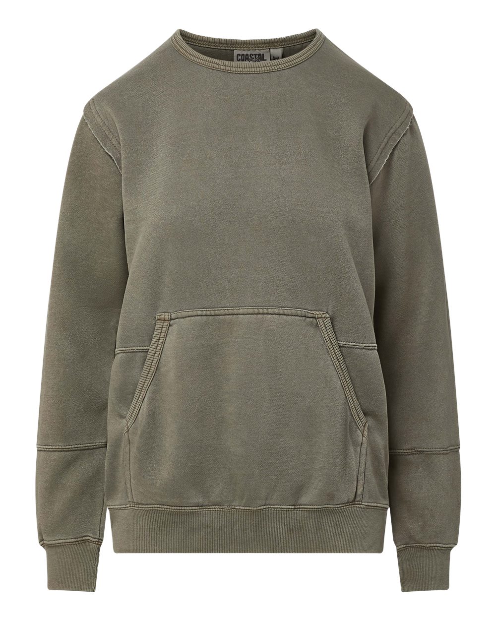 Front View of Olive Branch Women's Coastal Color™ Sweatshirt - W25167