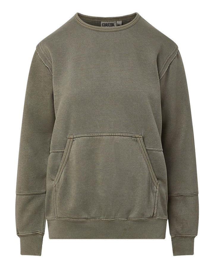 Front View of Olive Branch Women's Coastal Color™ Sweatshirt - W25167