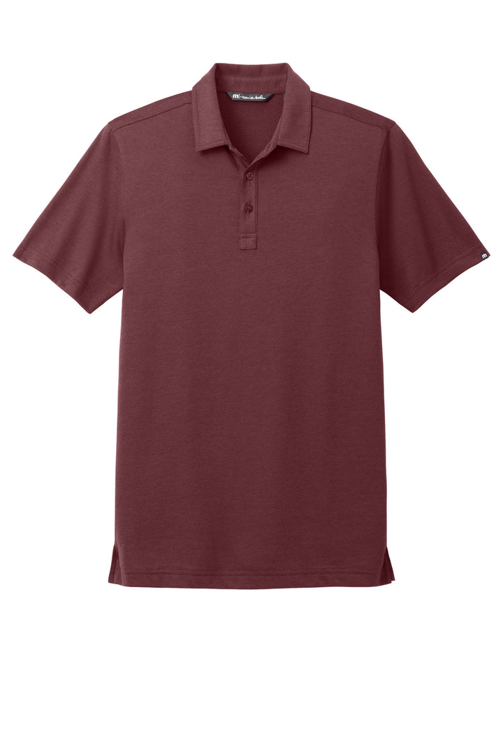 Front View of OxbloodHtr TravisMathew Sunnyvale Polo TM1MAA369