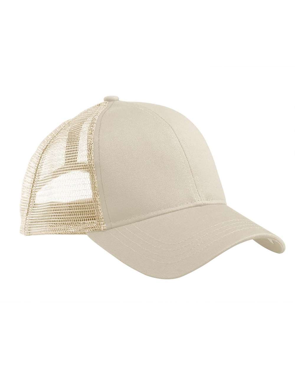 Front View of Oyster/ Oyster Eco Trucker Cap - EC7070