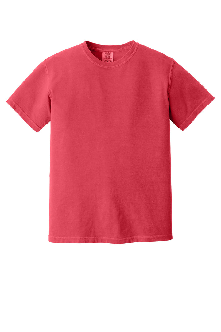 Front View of Paprika COMFORT COLORS Heavyweight Ring Spun Tee. 1717