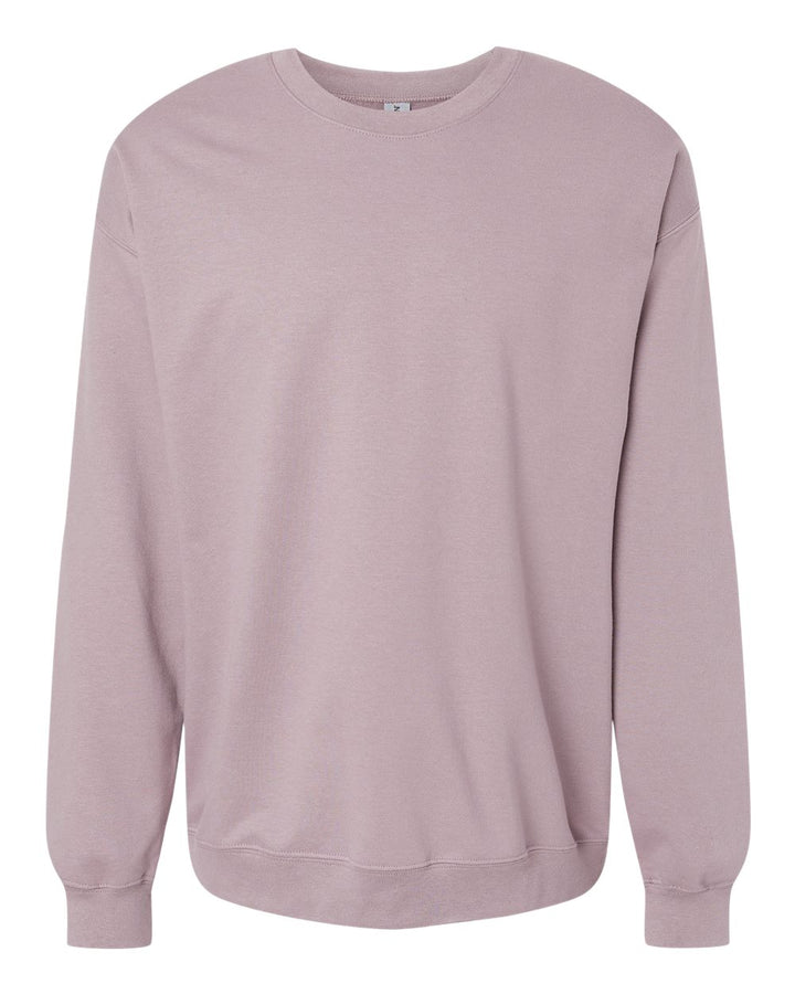 Front View of Paragon Softstyle® Midweight Crewneck Sweatshirt - SF000