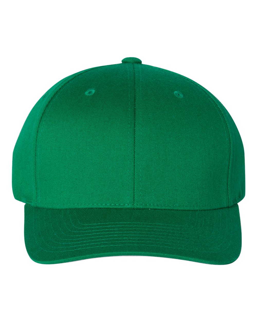 Front View of Pepper Green Cotton Blend Cap - 6277