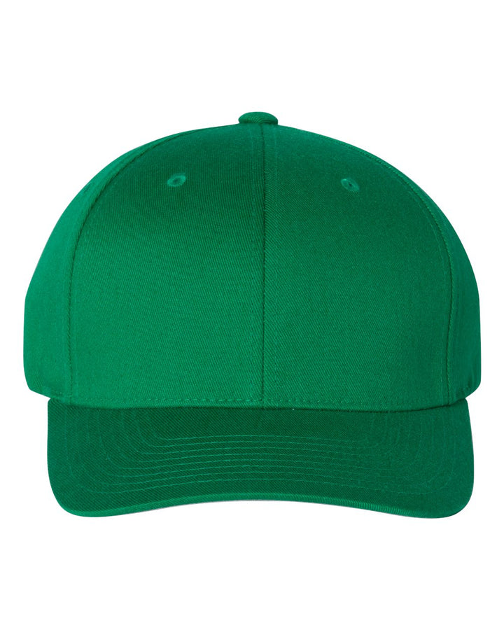 Front View of Pepper Green Cotton Blend Cap - 6277