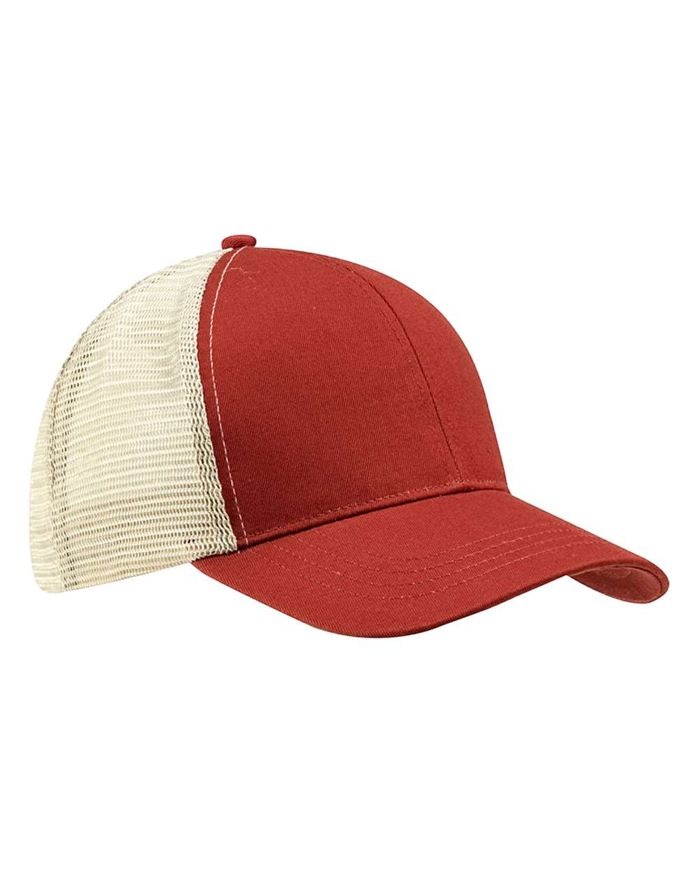 Front View of Picante/ Oyster Eco Trucker Cap - EC7070
