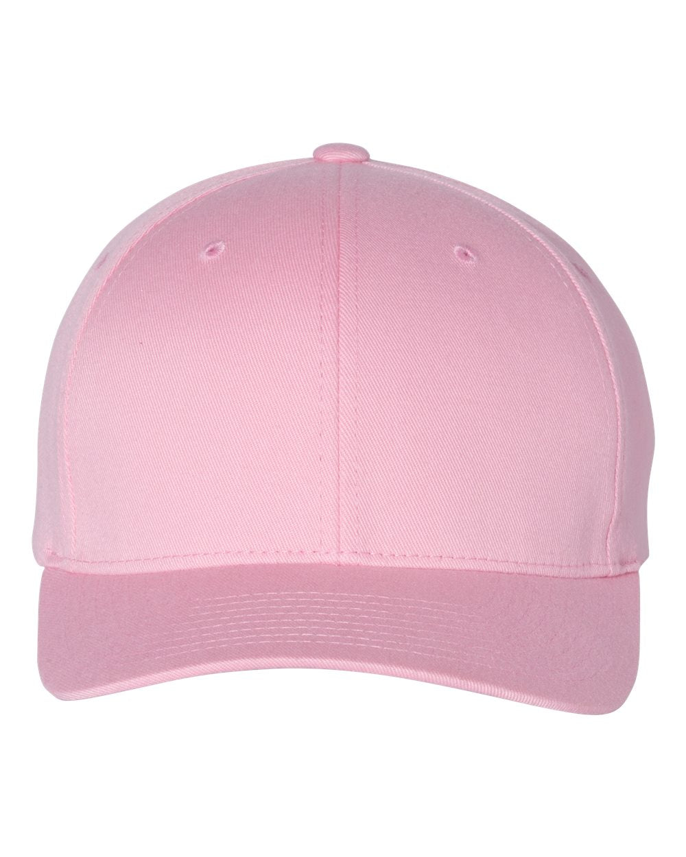 Front View of Pink Cotton Blend Cap - 6277